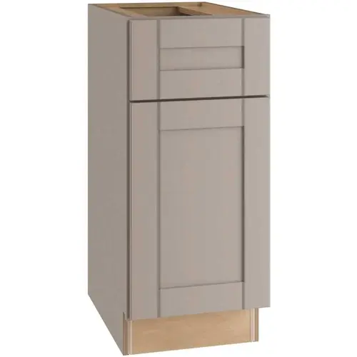 Richmond Shaker Rta Kitchen Cabinet, Vesuvius Gray, 21"x34.5"x24"