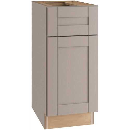 Richmond Shaker Rta Kitchen Cabinet, Vesuvius Gray, 18"x34.5"x24"