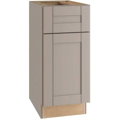 Richmond Shaker Rta Kitchen Cabinet, Vesuvius Gray, 15"x34.5"x24"