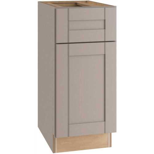 Richmond Shaker Rta Kitchen Cabinet, Vesuvius Gray, 12"x34.5"x24"