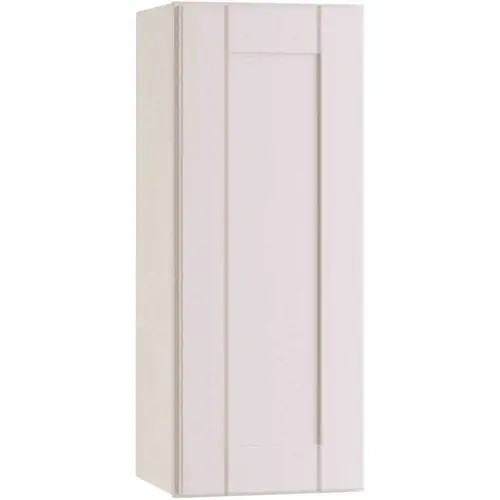 Richmond Shaker Rta Wall Cabinet, Single, Verona White, 15"x30"x12"