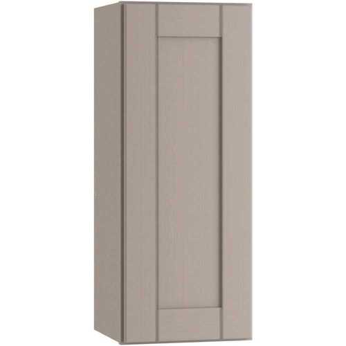 Richmond Shaker Rta Wall Cabinet Single, Vesuvius Gray, 15"x36"x12"