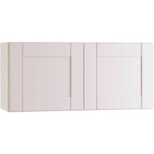 Richmond Shaker Rta Wall Cabinet, Double, Verona White, 24"x12"x12"