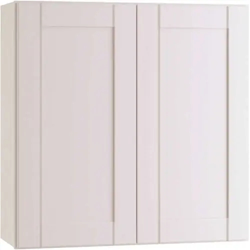 Richmond Shaker Rta Wall Cabinet, Double, Verona White, 24"x36"x12"