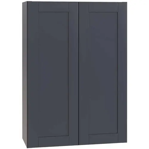 Richmond Shaker Rta Wall Cabinet Double, Valencia Blue, 30"x36"x12"