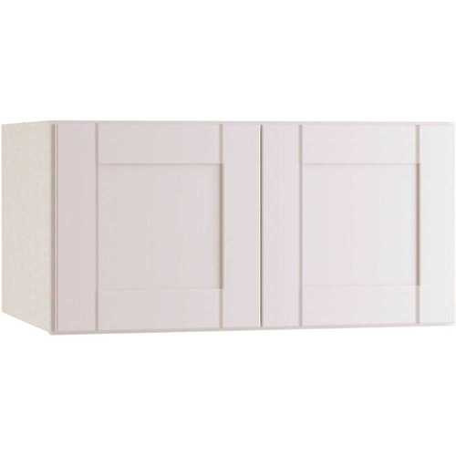 Richmond Shaker Rta Wall Cabinet, Double, Verona White, 36"x24"x12"