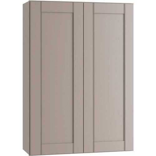 Richmond Shaker Rta Wall Cabinet Double, Vesuvius Gray, 36"x42"x12"