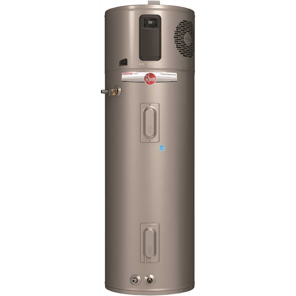 Rheem PROPH80 T2 RH375-30 ProTerra 80 gal. 10-Year Residential Hybrid High Efficiency Smart Tank Electric Water Heater Gray