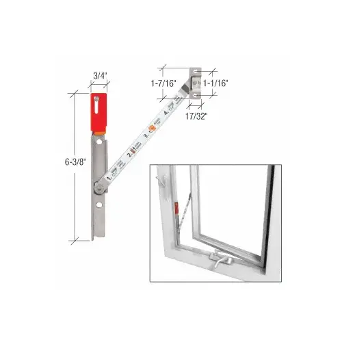 Truth EP27038 Right Hand Stainless Steel Casement Window Opening Control Device