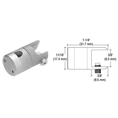 Satin Chrome Single Connector