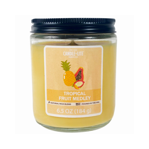 Tropical Fruit Medley Scented Candle, 6.5 oz. Jar