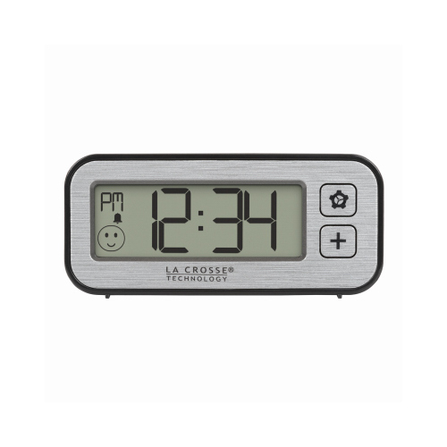 LA CROSSE TECHNOLOGY LTD 513-148-TBP BLK Mini Wall Clock