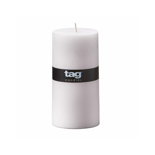 TAG - OLLY OLLY GROUP LLC 100064 3x6 WHT Pillar Candle