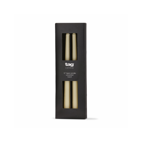 TAG - OLLY OLLY GROUP LLC G17604 12" IVY Taper Candle