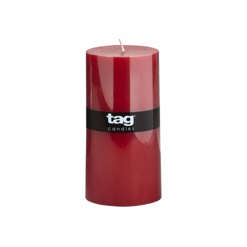 TAG - OLLY OLLY GROUP LLC G17657 3x6 RED Pillar Candle