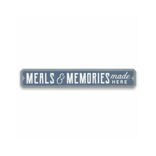 Wood Sign, "Meals And Memories", 28 x 5 In.