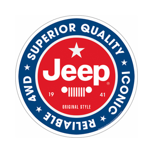 OPEN ROAD BRANDS LLC 90214657 12x12 Jeep Sign