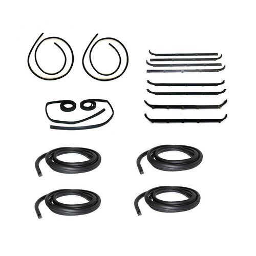 Glass Run, Door Seal & Belt Weatherstrip Kit for a Ford Truck