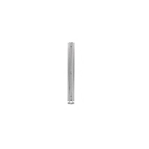 Polished Stainless 18" x 1" SBPP08 Slimline Series Round 3-Way Partition Post
