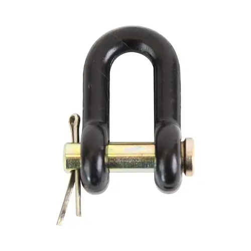 Utility Clevis, Steel/Zinc Alloy, Powder-Coated Black