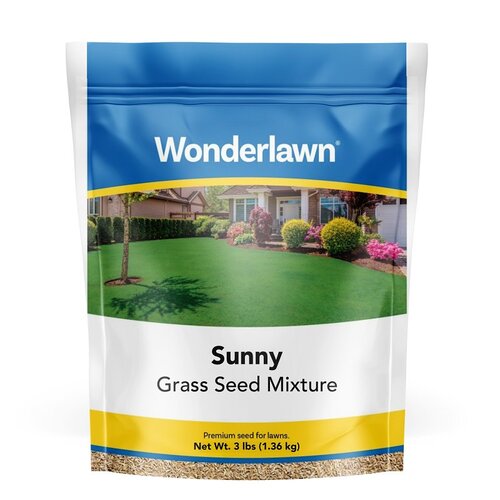 Wonderlawn 12155 Mixed Grass Seed, 3 lb