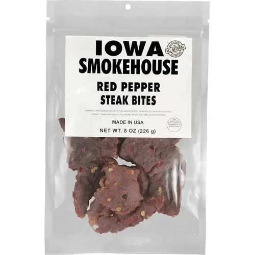 BITES STEAK RED PEPPER 8OZ - pack of 6