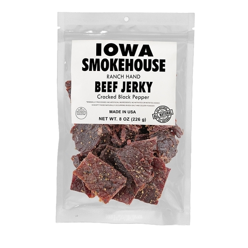 JERKY BEEF CRACKED PEPPER 8OZ - pack of 6