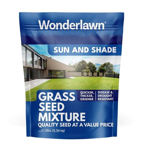 Wonderlawn WLSS3LB Grass Seed, 3 lb Bag