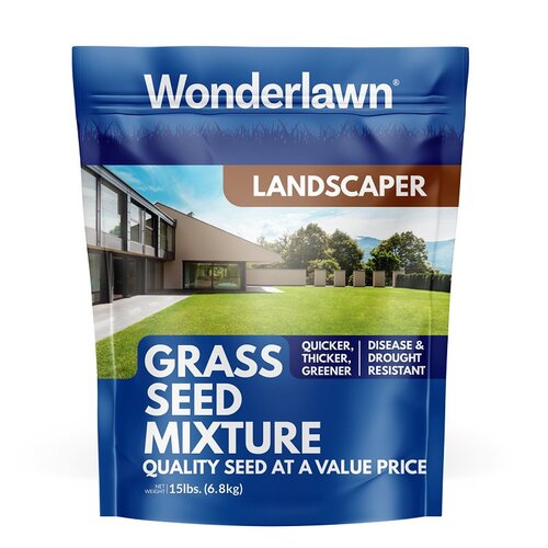 Barenbrug 46615 46615 All Purpose Landscaper Grass Seed Mixture, 15 lb Bag