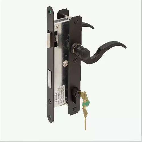 Imperial USA DL-ML800-US10B ML800 Series Oil Rubbed Bronze Grade 1 Entry Atrium Mortise Lock with Thumb Turn Lever