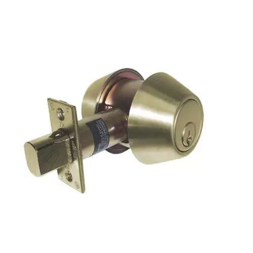 700 Series Grade 2 Bright Brass Single Cylinder Deadbolt