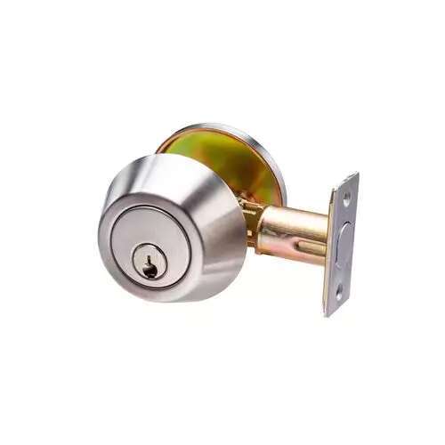 200 Series Grade 3 Stainless Steel Single Cylinder Tubular Deadbolt with IC Less Core