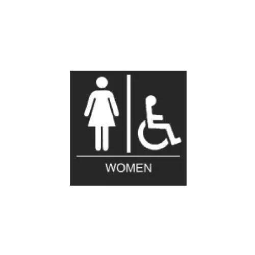 Women's Handicap Restroom Sign