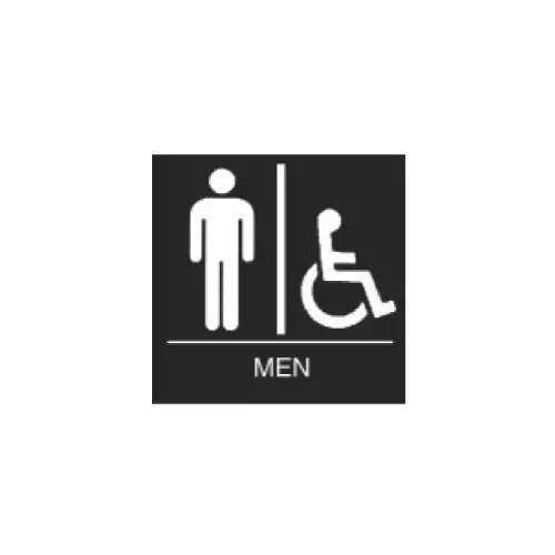 Men's Handicap Restroom Sign