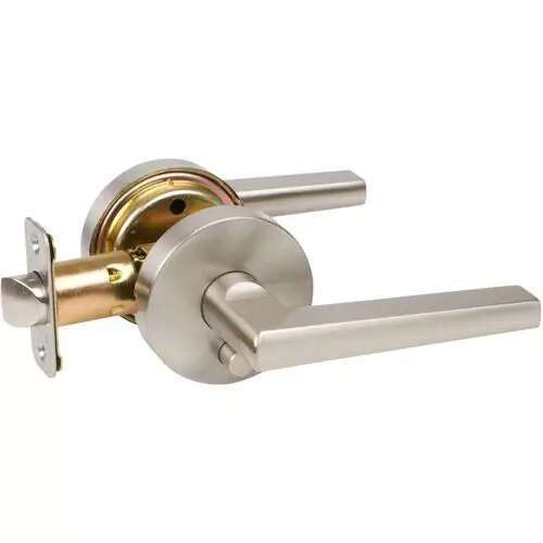 Sapphire Contra Residential Lever privacy Satin nickel