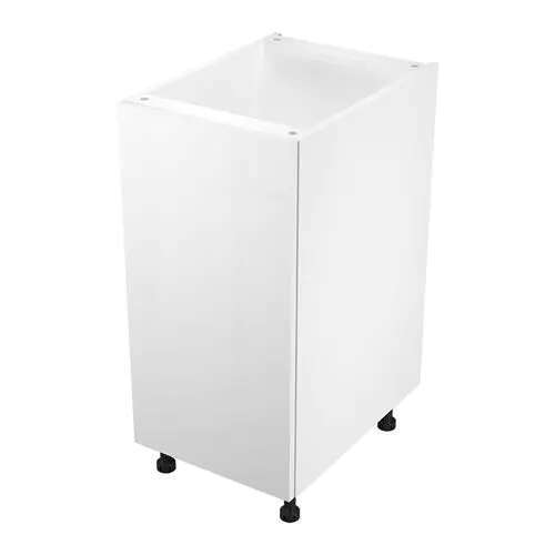 Quick Assemble Modern Style, White Gloss 18 " Base Kitchen Cabinet (18 " W x 24 " D x 34.50 " H)