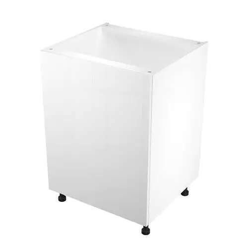 Quick Assemble Modern Style, White Gloss 27 " Base Kitchen Cabinet, 2 Door (27 " W x 24 " D x 34.50 " H)