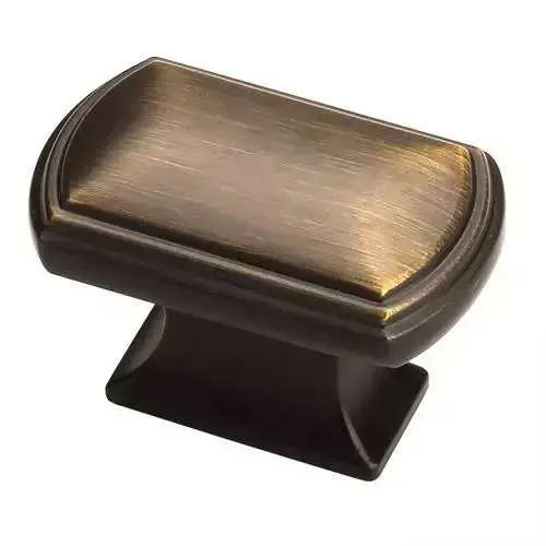 Bolt Series 1 " Modern Medium Aged Bronze Cabinet Knob