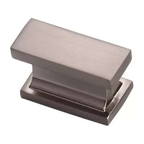 Hexa Series 1-1/2 " Modern Brushed Satin Nickel Cabinet Knob