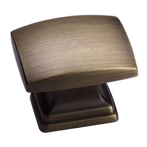 Helix Series 1 " Modern Medium Aged Bronze Cabinet Knob