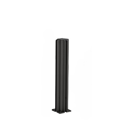 Matte Black 18" 4-Way Design Series Partition Post