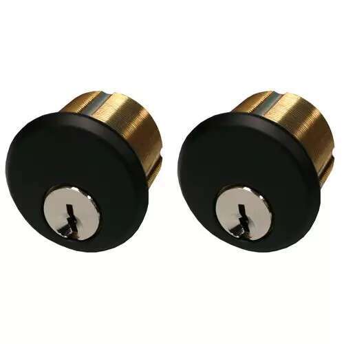 1-5/32 " Mortise Double Brass Keyed Alike Cylinder Lock for Adams Rite Type Storefront Door in Duronodic