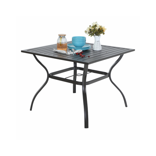 37" Metal Dining Table