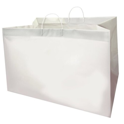 PAK-SHER F22IR Pak-Sher Plastic White Shopping Carry Out Bag, 50 Each, 1 Per Case