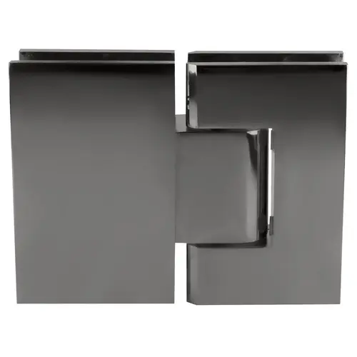 Polished Chrome Geneva 380 Series Adjustable 180 degree Glass-to-Glass Hinge