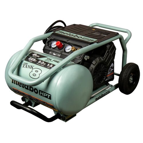 Metabo HPT EC1315SM Portable Air Compressor, Tool Only, 8 gal Tank, 1.5 hp, 120 V, 225 psi Pressure