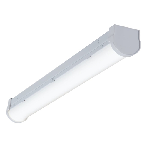 Striplight, 0.19 A, 120 V, 23 W, LED Lamp, 2000 Lumens, 4000 K Color Temp, Steel Fixture