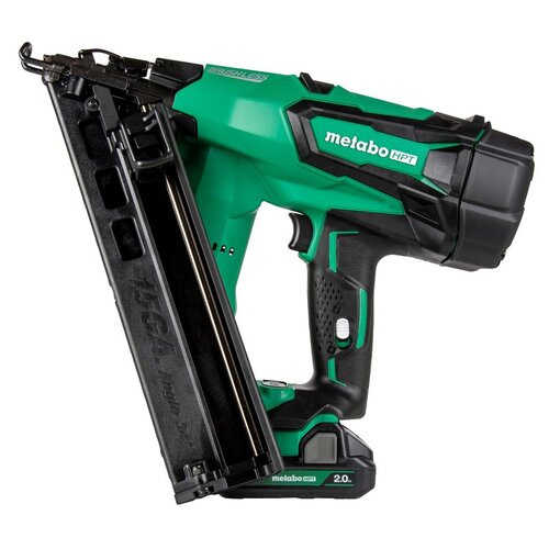 Cordless Nailer Kit, Battery Included, 18 V, 2 Ah, 100 Magazine, 34 deg Collation