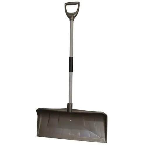 RUGG MFG COMPANY 35PL-S PathMaster Ultra Lightweight 27 In. Poly Snow Pusher with 36 In. Aluminum Handle