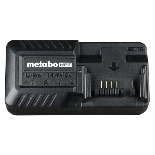 Metabo HPT UC18YKSLM Universal Slide Battery Charger, 14.4 to 18 V, 2 A Charge, 40, 90, 180 min Charge